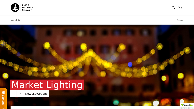 Commercial Christmas Lights, LED String Lights, C9/C7 lights, & more C Elite Holiday Decor