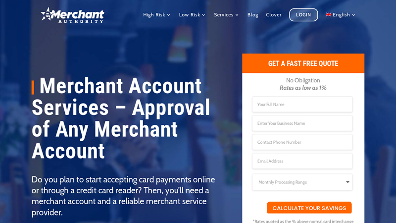 Merchant Accounts & Services - Credit Card Processing For Any Business