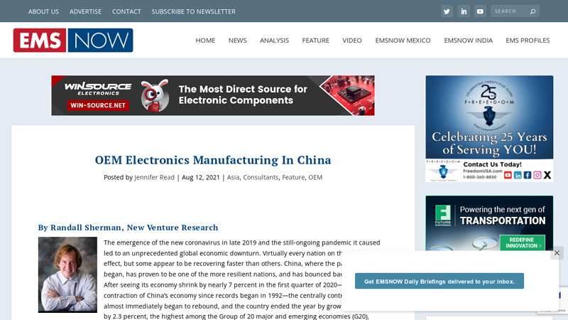 Image of OEM Electronics Manufacturing in China 路 EMSNow