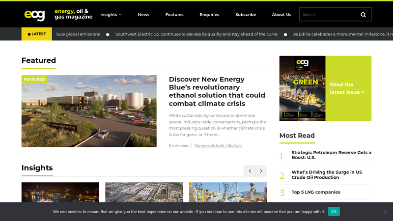 Energy, oil & gas online magazine | Energy, Oil & Gas