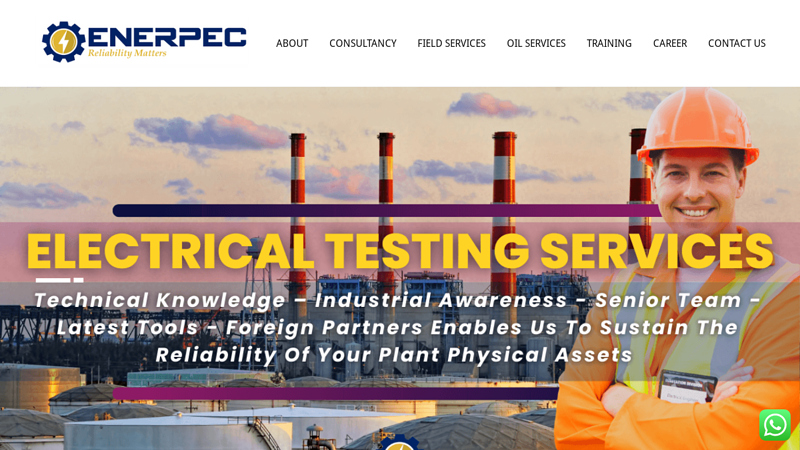 ENERPECC - Motor Testing, Battery Testing, CT Testing, & Transformer Testing