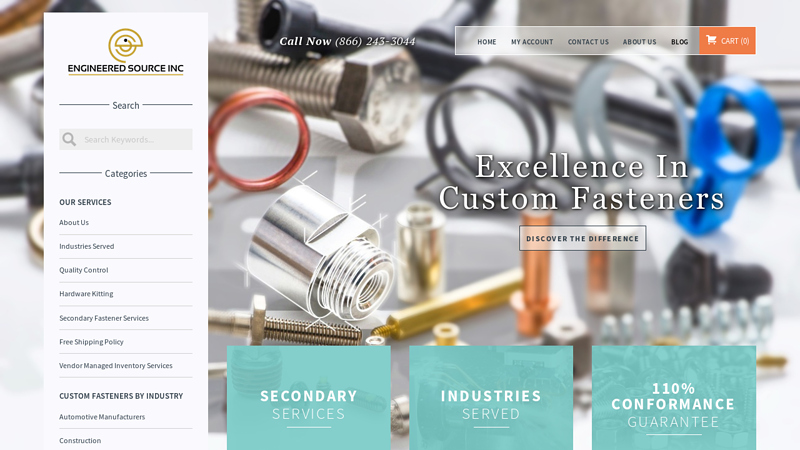 Custom & Specialty Fastener Supplier: Custom Screws, Custom Bolts, Custom Nuts, Custom Washers & Stamped Parts, Custom Pins & Much More