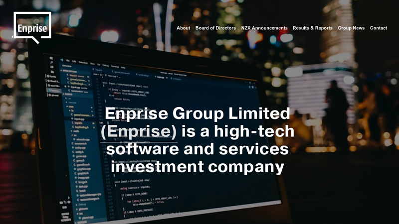 Enprise Group: NZX-listed (code ENS) Enprise Group