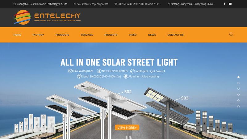 Solar street light, Solar flood lightSolar generator-Entelechy