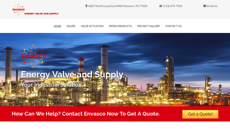 Image of Envasco | Industrial Valves in Houston | Energy Valve and Supply Company