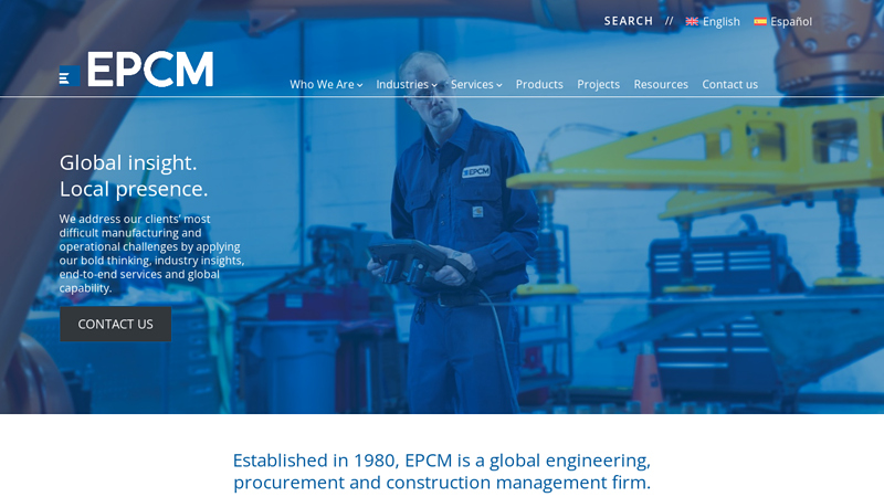 The EPCM Group - a global engineering procurement construction management firm - EPCM