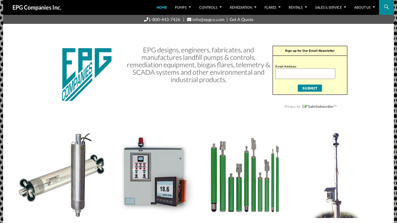 EPG Companies Inc. | Manufacturer of Environmental & Industrial Solutions