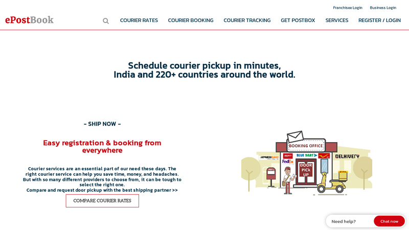 Compare & Book Courier Services in India | ePostBook