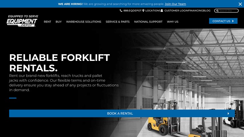 Forklifts | Material Handling Equipment | Equipment Depot