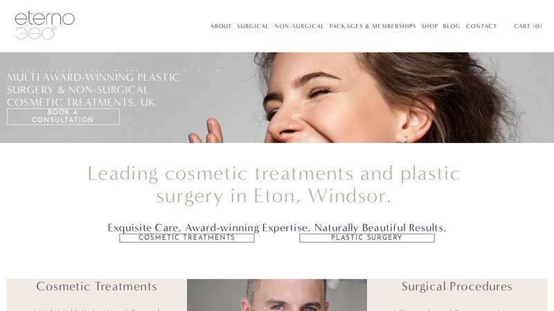 Eterno 360 | Plastic Surgery & Cosmetic Treatments | Berkshire, UK