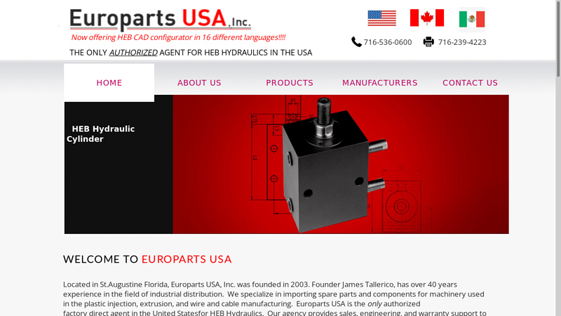 Home | Europarts USA, Inc.