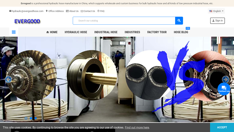 Image of High Pressure Hydraulic Rubber Hose Pipe Manufacturer in China