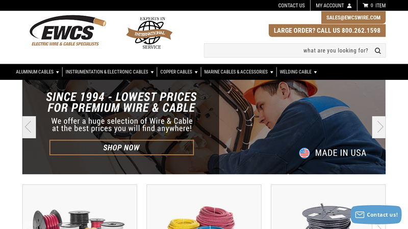 Electrical Wire & Cable Specialists: Solar Panel Cable, Welding Cable