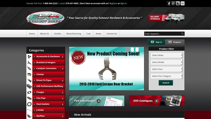 Exhaust Direct Ltd. | Your Source for Quality Exhaust Hardware & Accessories