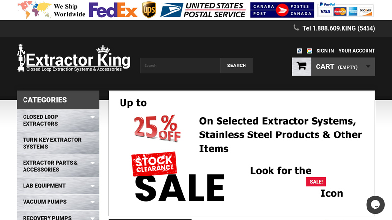 Closed Loop Extractors & Laboratory Equipment - Extractor King Industries Inc. - Extractor King Industries Inc.