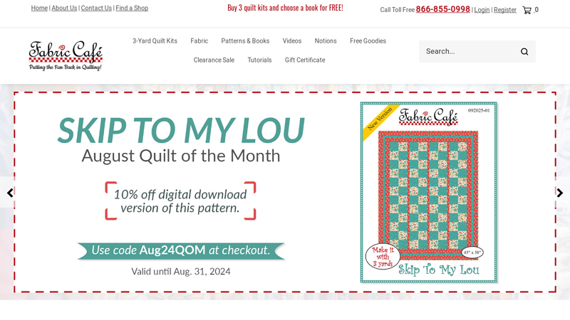 3 Yard Quilts | Quilt Patterns & Books | Fabric Cafe