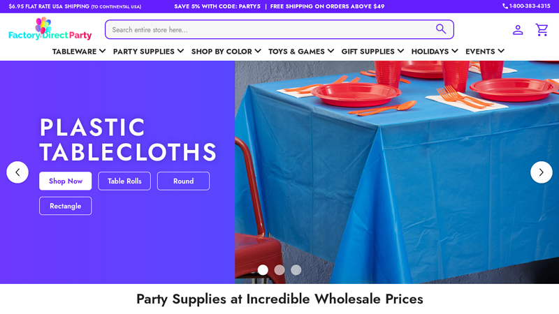 Party Supplies | Shop Warehouse Party Supplies from the #1 Party Store