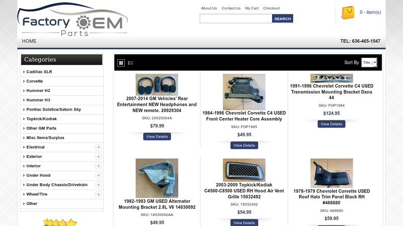 Factory OEM Parts