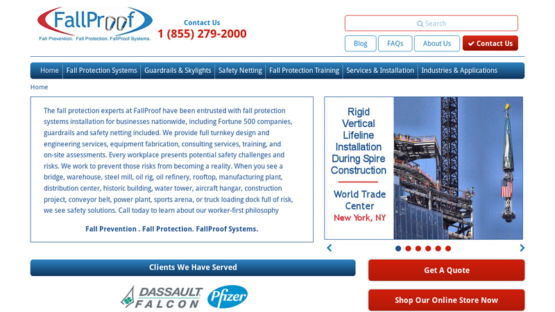 Fall Protection Experts: Systems Installation Services, Assessments, Consulting, Training