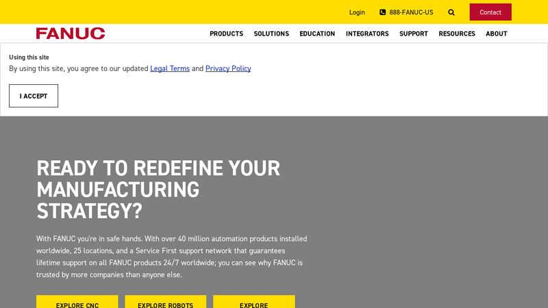 Image of FANUC America | Automation Solutions that Redefine Productivity