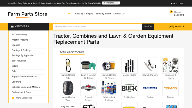 Tractor, Combines and Lawn & Garden Equipment Replacement Parts