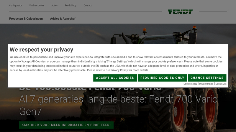 Fendt North America | The agricultural machinery Manufacturer