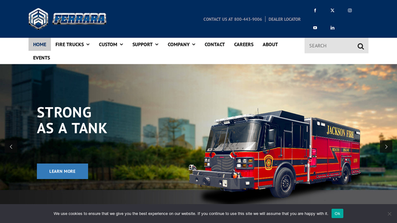 Fire Truck Manufacturer - Ferrara Fire Apparatus