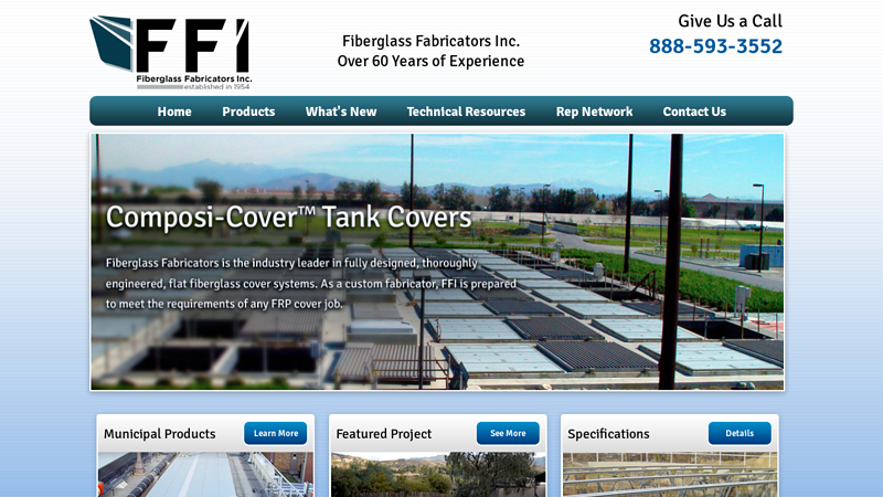 Fiberglass Fabricators, Inc - Fiberglass Tank Covers