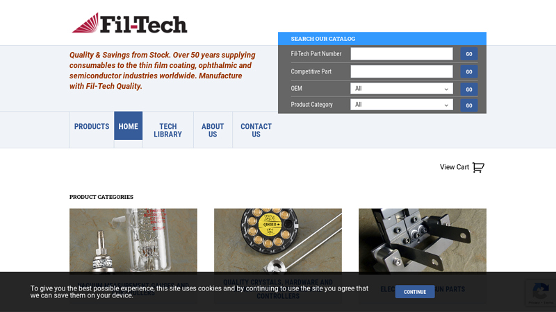 Quality Quartz Crystals & Thin Film Hardware Manufacturer | Fil-Tech