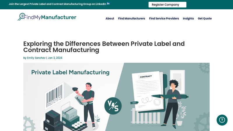 Image of Private Label vs Contract Manufacturing: Key Differences