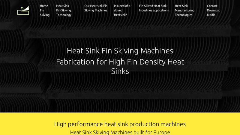 Fin skiving machines, Heat sink Fins skiving machines, heat sink fin skiving machines, heat sink with skived fins, skived fins heat sink, skived fin making machine, heat sink with skived fins, skived fins heat sink, skived fin making - finskiving.com