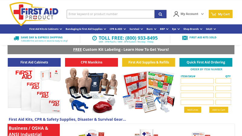 First-Aid-Product.com: First Aid Kits - America