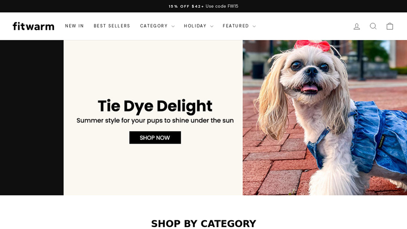 Fitwarm Official Website | Designer Dog Clothes