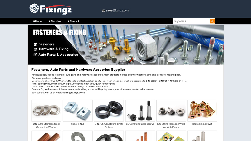 Lock Nuts, Lock Washer, Pins for Auto Parts Manufacturer | Fixingz China