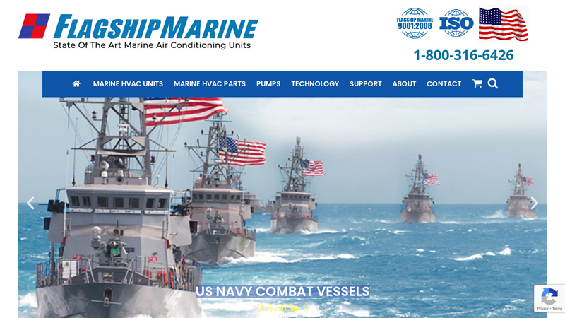 Marine Air Conditioners, Chillers, Pumps and Supplies - Flagship Marine