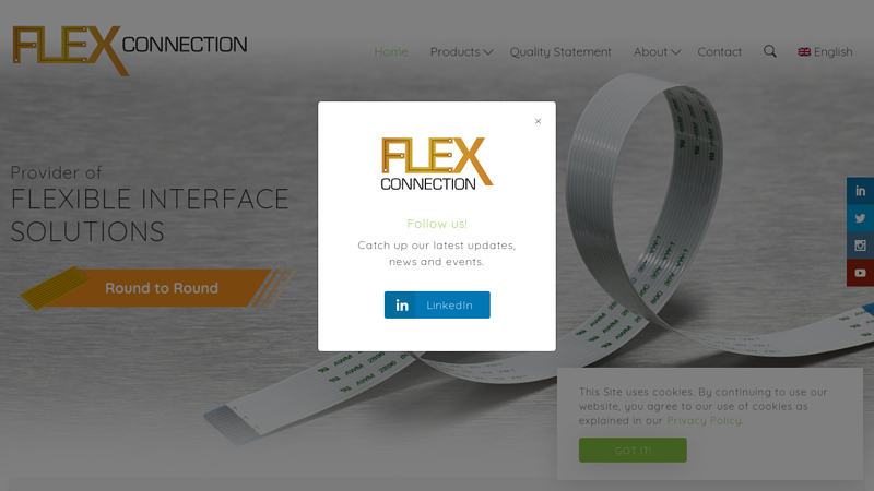 Round Flat Cables & Flexible Flat Cables (FFC) | Flex Connection