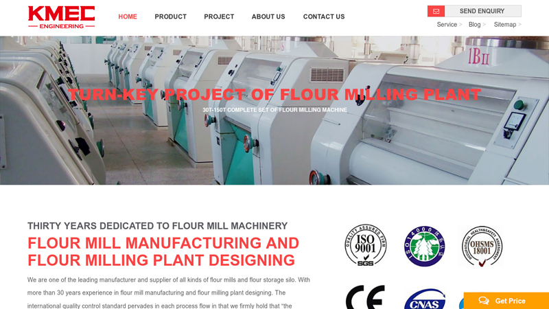 KEMC Flour Mill - Integrate flour milling machine manufacturer