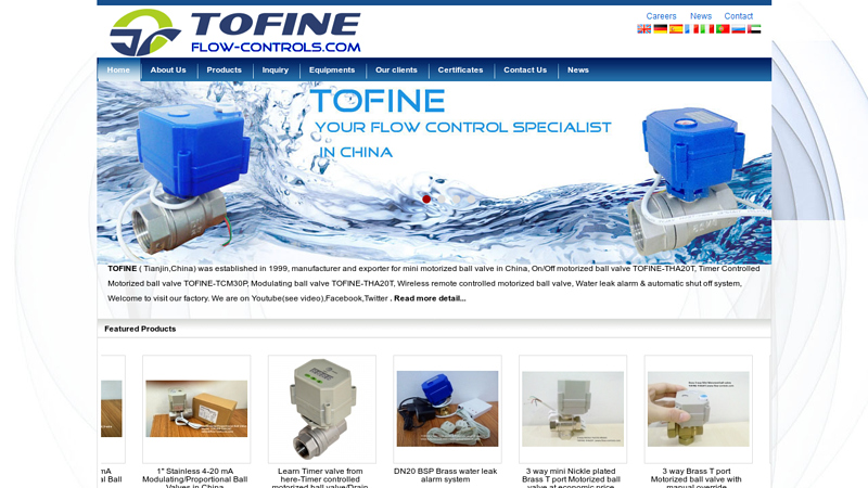 ToFine Flow Control in China,Mini motorized ball valve manufacturer in China,