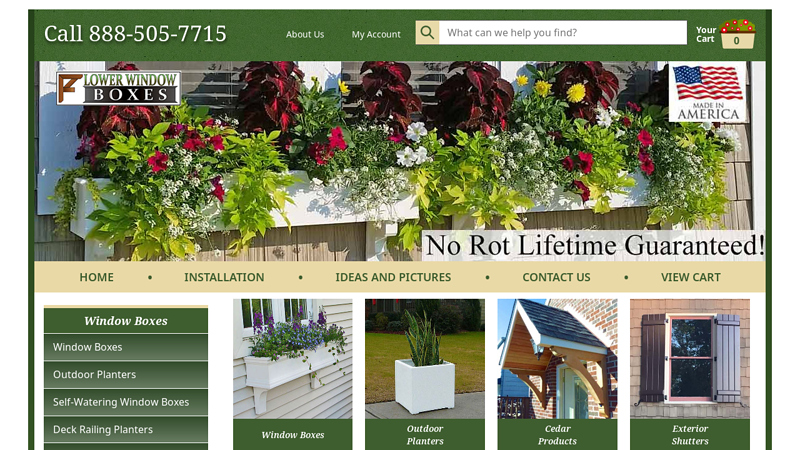 Window Boxes, Flower Boxes, & Planters | Flower Window Boxes