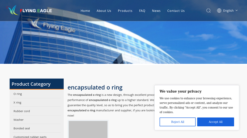 Image of China encapsulated o ring manufacturers, encapsulated o ring suppliers ...