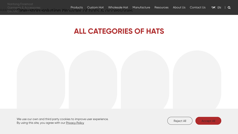 Image of High Quality Custom Hat Manufacturing Company in China