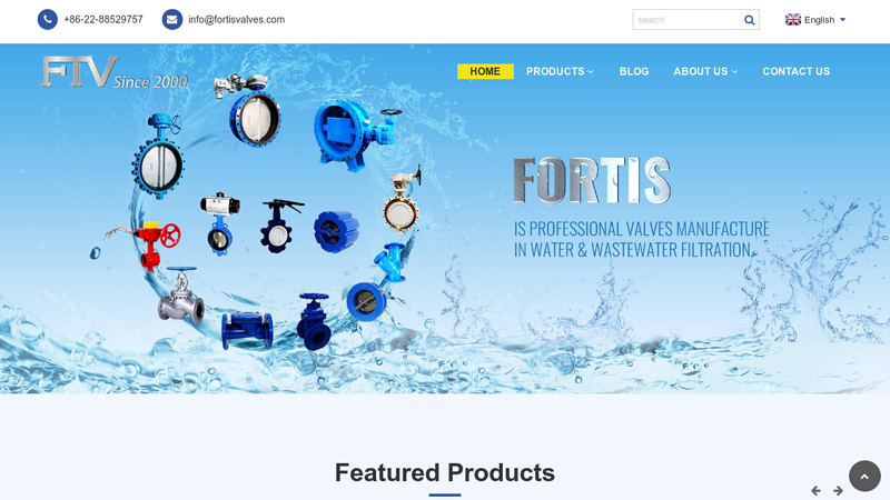 Industrial Valves, Rotary Valve, Knife Gate Valve - Fortis