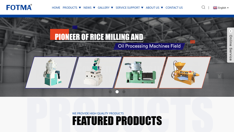 Complete Rice Milling Line, Rice Machines, Complete Oil Processing Line - Fotma