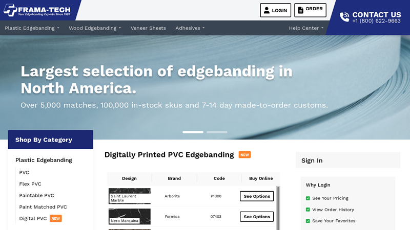 High-Quality Edge Banding Solutions I Frama-Tech