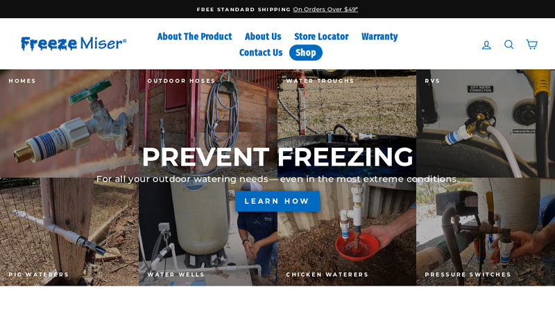 Freeze Miser - Prevent Frozen Pipes & Damage in Winter C Buy Freeze Miser