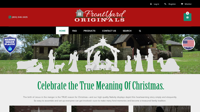 Front Yard Originals - Nativity Scenes, Christmas Decorations and More