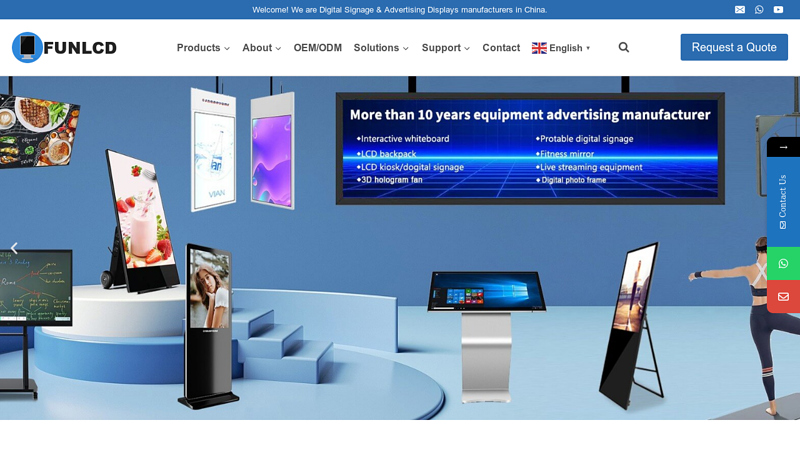 Image of FUNLCD | Digital Signage & Displays Supplier in China