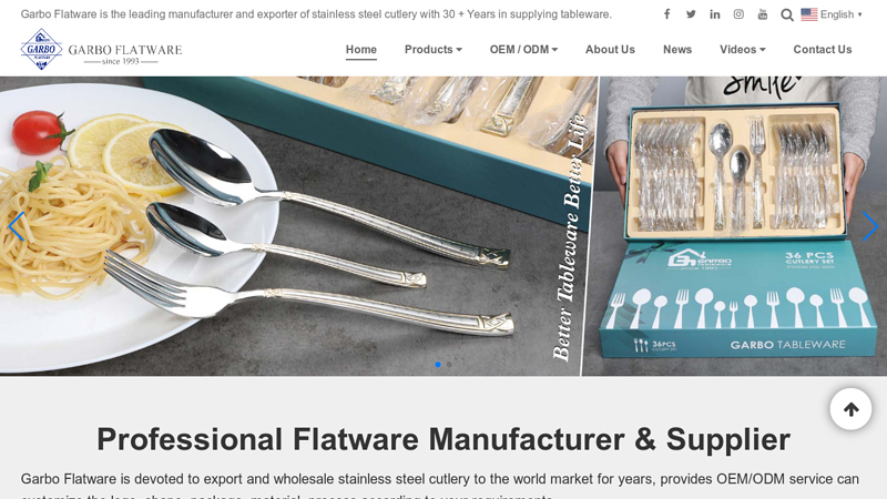 Cutlery & Flatware Manufacturer |Garbo Flatware-Cutlery Wholesale