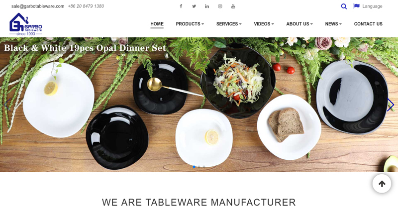 Tableware Manufacturer - Garbo Tableware- Custom Wholesale Dinnerware&Dinnerware from China