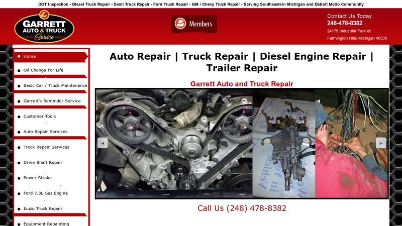 Auto and Truck Repair C Automotive & Truck Repairs Services, Semi Trailer Repair | DOT Inspection | Diesel Engine Repair